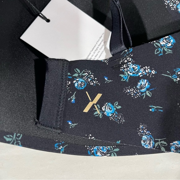 Knix x Anna Sui WingWoman Black Floral Contour Bra 36DD - Picture 6 of 12